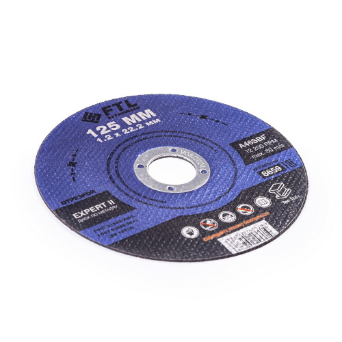 Круг отрезной по металлу FTL Expert II 125 х 1,2 х 22,2 мм A46SBF по ценам производителя в Уфе с доставкой по всей России