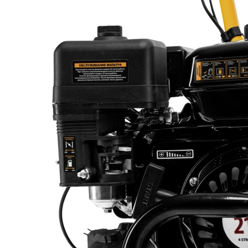 Мотоблок DPT-370X, 7 л.с, дисковое сцепление, ширина 90 см, глубина 35 см, фрез 3 х 4, ВОМ, передачи 3В/1Н Denzel по ценам производителя в Уфе с доставкой по всей России