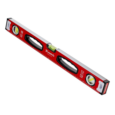 Уровень алюминиевый, фрезерованный, 3 глазка, рукоятки, 600 мм Matrix по ценам производителя в Уфе с доставкой по всей России