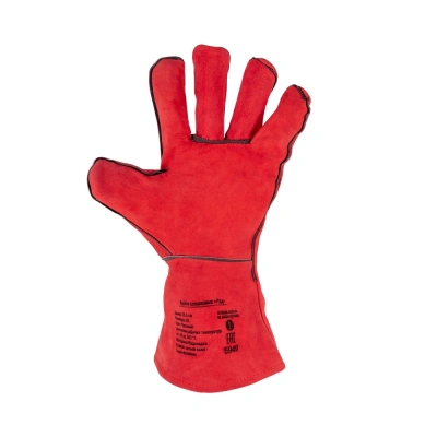 Краги спилковые Рэд FoxWeld по ценам производителя в Уфе с доставкой по всей России