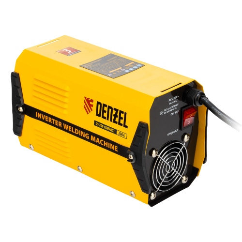 Аппарат инверторный дуговой сварки DS-200 Compact, 200 А, ПВ 70%, диаметр электрода 1.6-5 мм Denzel по ценам производителя в Уфе с доставкой по всей России