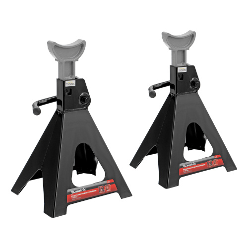 Подставки под машину регулируемые, 6 т, H подъема 400-605 мм, 2 шт Matrix по ценам производителя в Уфе с доставкой по всей России