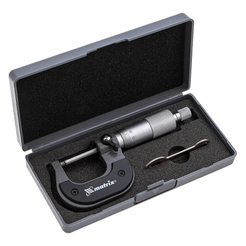 Микрометр механический,0-25 мм Matrix по ценам производителя в Уфе с доставкой по всей России