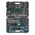 Набор инструментов, 1/4", 1/2", CrV, 120 зубьев, 115 предметов Gross по ценам производителя в Уфе с доставкой по всей России