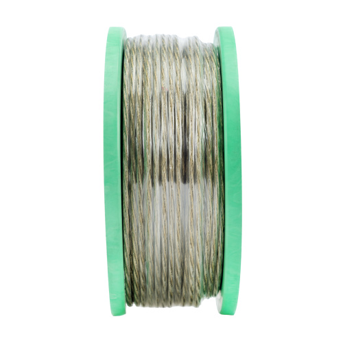 Трос металлополимерный прозрачный ПР-4.0, толщина 4.0 мм, катушка 100 метров Сибртех по ценам производителя в Уфе с доставкой по всей России