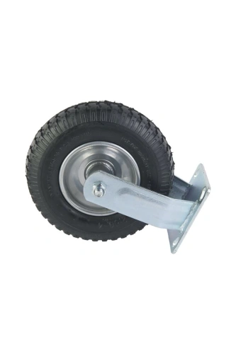 Колесо пневматическое резиновое 210 мм PRF 80 неповоротное на кронштейне купить в Москве с доставкой по всей России | ProtosMarket.ru