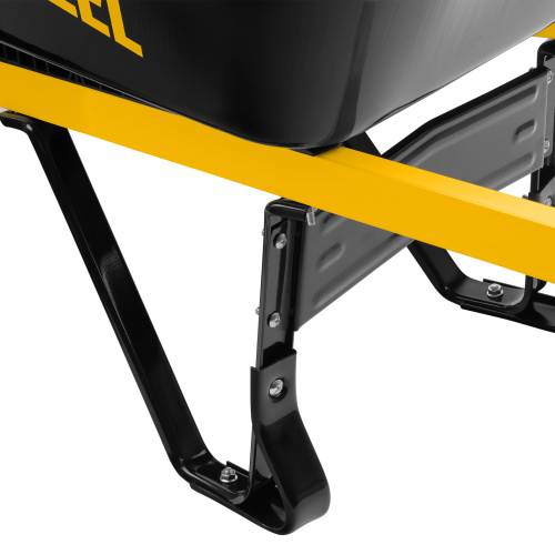 Тачка строительная, усиленная, объем 140 л, 250 кг, двухколесная, колесо 15х6.00-6 Denzel по ценам производителя в Уфе с доставкой по всей России