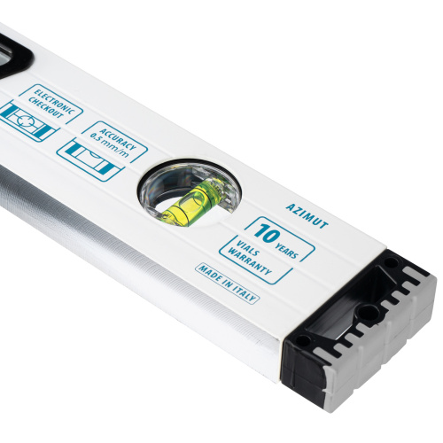 Уровень алюминиевый, 800 мм, усиленный, рукоятки, фрезерованный, 3 глазка, магнитный Gross по ценам производителя в Уфе с доставкой по всей России