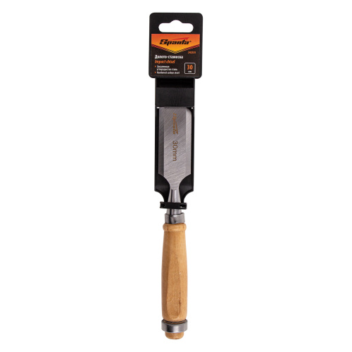 Долото-стамеска 30 мм, деревянная рукоятка Sparta по ценам производителя в Уфе с доставкой по всей России