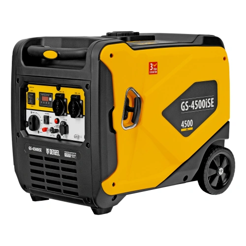 Генератор инверторный GS-4500iSE, 4,5 кВт, 230 В, закрытый корпус, электростартер Denzel по ценам производителя в Уфе с доставкой по всей России