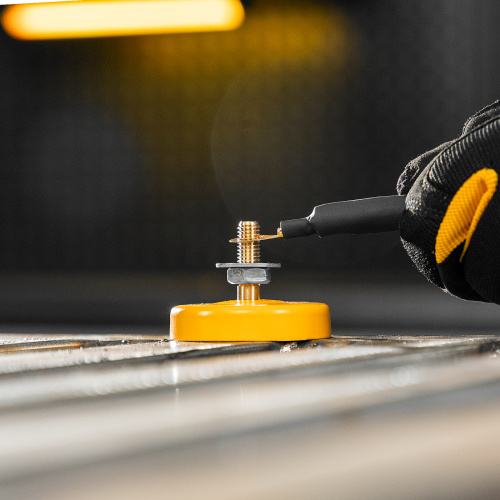 Клемма магнитная "масса" для сварочных работ Denzel по ценам производителя в Уфе с доставкой по всей России