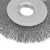 Щетка для УШМ, 125 мм, "Плоская", витая нержавеющая проволока 0.3 мм, посадка 22.2 мм Denzel по ценам производителя в Уфе с доставкой по всей России