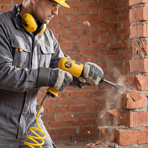 Пневматический молоток НР4500 + набор насадок, 113 л/мин, 4500 уд/мин Denzel по ценам производителя в Уфе с доставкой по всей России