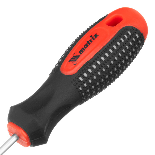 Отвертка Fusion, SL3 х 200 мм, CrV, трехкомпонентная рукоятка "Anti slip" Matrix по ценам производителя в Уфе с доставкой по всей России