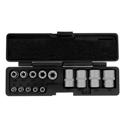 Набор головок Torx , 14 предметов, 1/4, 3/8, 1/2 Stels по ценам производителя в Уфе с доставкой по всей России