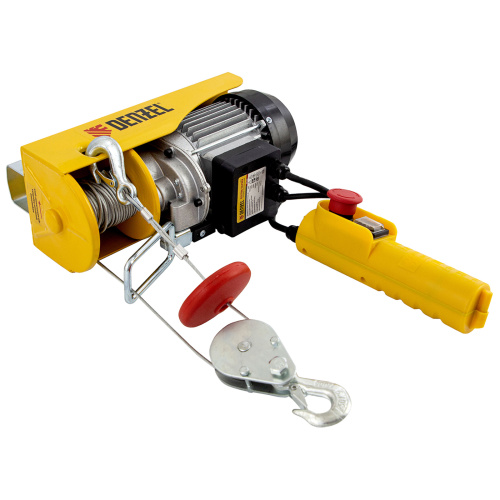 Тельфер электрический TF-250, 0.25 т, 540 Вт, высота 12 м, 10 м/мин Denzel по ценам производителя в Уфе с доставкой по всей России