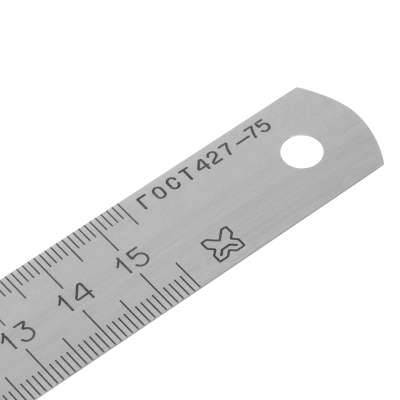 Линейка измерительная, 150 мм, металлическая по ценам производителя в Уфе с доставкой по всей России