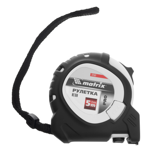 Рулетка Neon,5 м x 25 мм,обрезиненный корпус,3 фиксации,Pro Matrix по ценам производителя в Уфе с доставкой по всей России