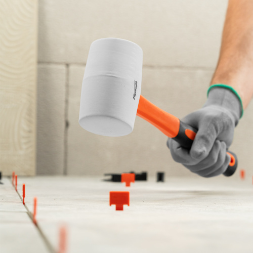 Киянка резиновая, 680 г, белая резина, фибергласовая рукоятка Sparta по ценам производителя в Уфе с доставкой по всей России