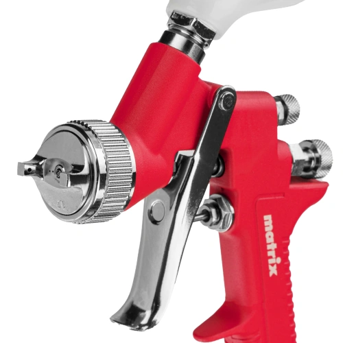 Краскораспылитель HP пневмат. с верхним бачком V= 0,6 л, сопло диаметром 1.7 мм Matrix по ценам производителя в Уфе с доставкой по всей России