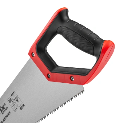 Ножовка по дереву, 450 мм, зуб 2D, каленый крупный зуб 5-6 TPI, двухкомпонентная рукоятка Matrix по ценам производителя в Уфе с доставкой по всей России