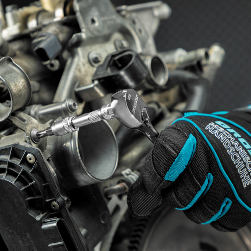 Ключ-трещотка 1/4", CrV, 120 зубьев, цельнометаллический, хром Gross по ценам производителя в Уфе с доставкой по всей России