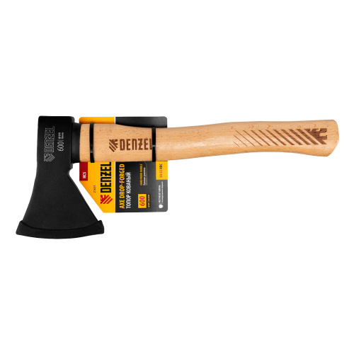 Топор, 600 г, кованый, буковое топорище Denzel по ценам производителя в Уфе с доставкой по всей России