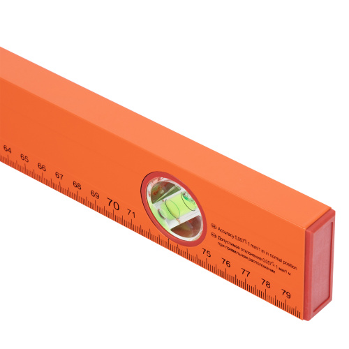 Уровень алюминиевый, 800 мм, 3 глазка, желтый, линейка Sparta по ценам производителя в Уфе с доставкой по всей России