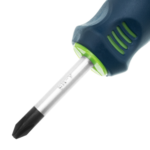 Отвертка, PH2 х 38 мм, CrV, двухкомпонентная рукоятка Сибртех по ценам производителя в Уфе с доставкой по всей России