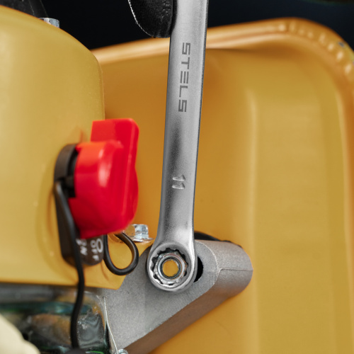 Ключ комбинированный, 11 мм, CrV, матовый хром Stels по ценам производителя в Уфе с доставкой по всей России