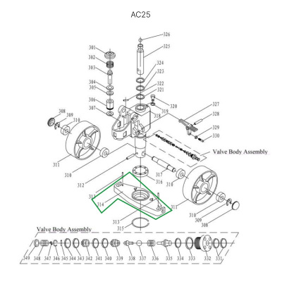 Опорная площадка гидроузла гидравлических тележек DF25 по ценам производителя в Уфе с доставкой по всей России