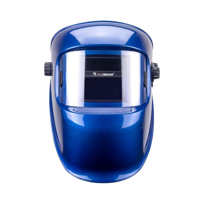 Маска сварщика КОРУНД-5 "синяя" без коробки (ф-р 2100V, пр-во FoxWeld) по ценам производителя в Уфе с доставкой по всей России
