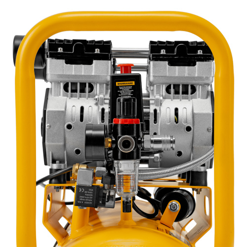 Компрессор безмасляный, малошумный DLS 1500/50, 1500 ВТ, 2x750, 50 л, 260 л/мин Denzel по ценам производителя в Уфе с доставкой по всей России