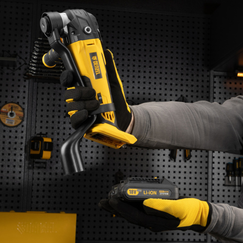 Многофункциональный инструмент аккумуляторный MTL-IB-18-0, Li-Ion, 18 В Denzel по ценам производителя в Уфе с доставкой по всей России