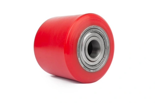 Колесо полиуретан 80х70 мм с подшипником для тележек и платформ BF/DF-III/RHP/AC/DF/CW2/PWH/CRA/CRO по ценам производителя в Уфе с доставкой по всей России