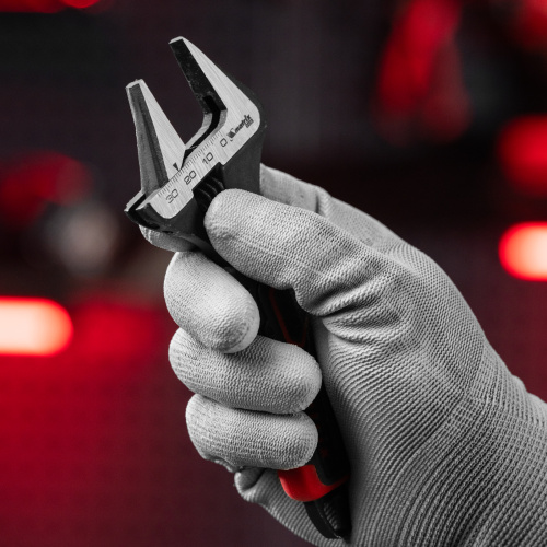 Ключ разводной, тонкие губки, фосфатированный, двухкомпонентная рукоятка, 150 мм, PRO Matrix по ценам производителя в Уфе с доставкой по всей России