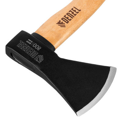 Топор, 800 г, кованый, буковое топорище Denzel по ценам производителя в Уфе с доставкой по всей России