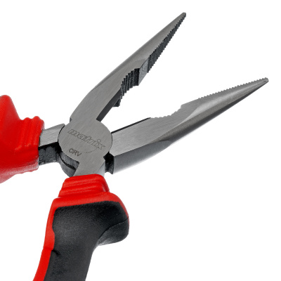 Длинногубцы прямые, 160 мм, хром-ванадий, двухкомпонентные рукоятки Matrix по ценам производителя в Уфе с доставкой по всей России