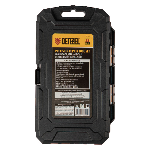 Набор для ремонта мобильных телефонов, 32 пред. Denzel по ценам производителя в Уфе с доставкой по всей России