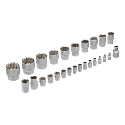 Набор инструментов 1/2", 1/4", CrV, 12 гранные головки, пластиковый кейс, 82 предмета Stels по ценам производителя в Уфе с доставкой по всей России