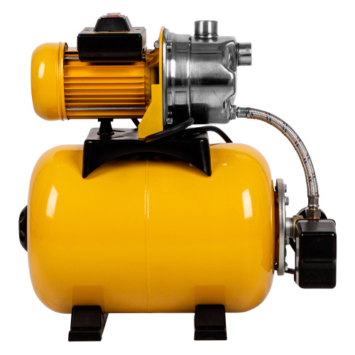 Насосная станция PS1000Х, 1000 Вт, 3500 л/ч, ресивер 24 л, подъем 44 м, нержавейка Denzel по ценам производителя в Уфе с доставкой по всей России