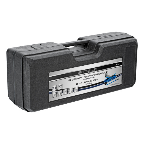 Домкрат гидравлический подкатной, высокий подъем, 3т, SUV, 190-535 мм, в кейсе Stels по ценам производителя в Уфе с доставкой по всей России