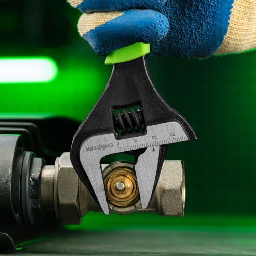 Ключ разводной, 200 мм, тонкие губки, фосфатированый Сибртех по ценам производителя в Уфе с доставкой по всей России