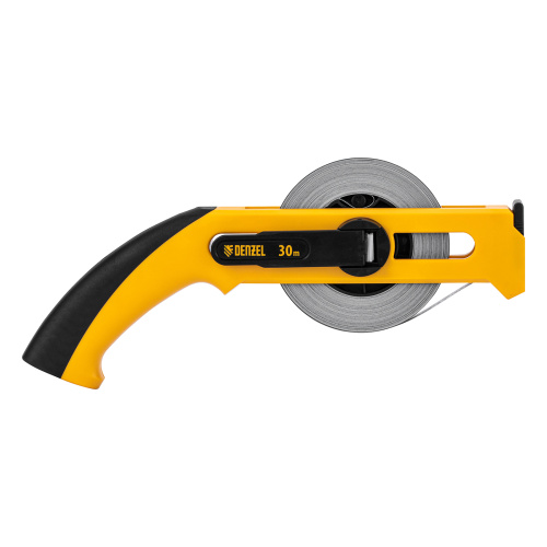 Рулетка геодезическая 30 м х 13 мм, открытый корпус, металлическая лента Denzel по ценам производителя в Уфе с доставкой по всей России