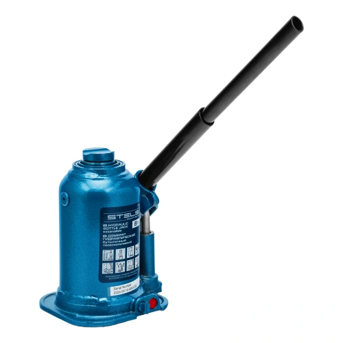 Домкрат гидравлический бутылочный телескопический, 6 т, подъем 180-410 мм Stels по ценам производителя в Уфе с доставкой по всей России