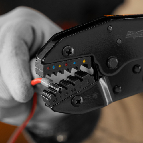 Клещи, 0.5-6 мм, для обжима электрокабеля Sparta по ценам производителя в Уфе с доставкой по всей России