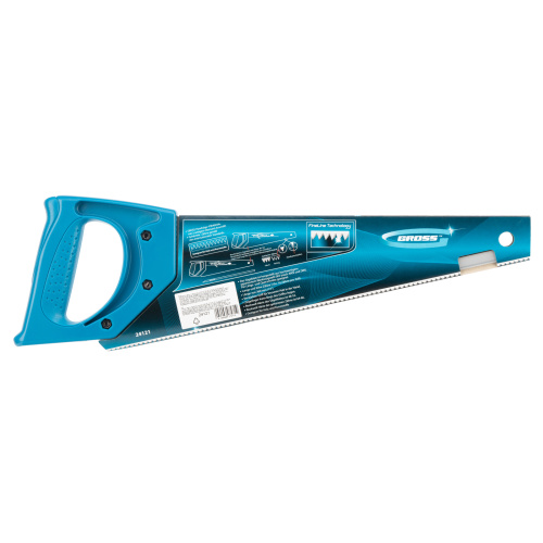 Ножовка для работы с ламинатом "Piranha", 360 мм, 15-16 TPI, зуб 2D, каленый зуб, пласт.рук-ка Gross по ценам производителя в Уфе с доставкой по всей России