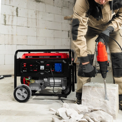 Генератор бензиновый RS-9000, 7 кВт, 230В, ручной стартер MTX по ценам производителя в Уфе с доставкой по всей России