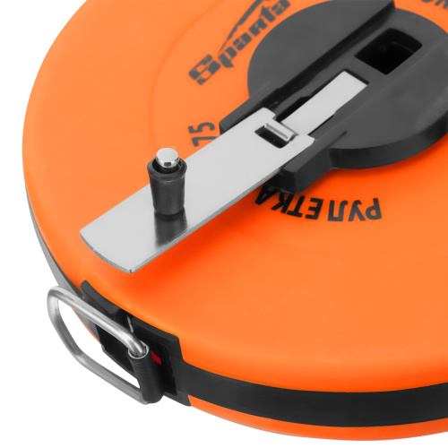 Рулетка геодезическая, 20 м х 12,5 мм, лента ПВХ, закрытый круглый корпус Sparta по ценам производителя в Уфе с доставкой по всей России