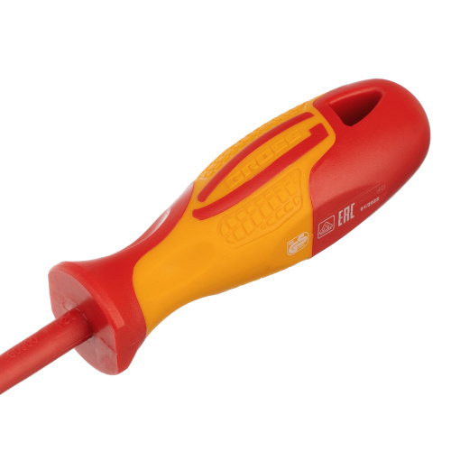 Отвертка диэлектрическая PH1 х 80 мм, CrMo, до 1000 В, двухкомпонентная рукоятка Gross по ценам производителя в Уфе с доставкой по всей России